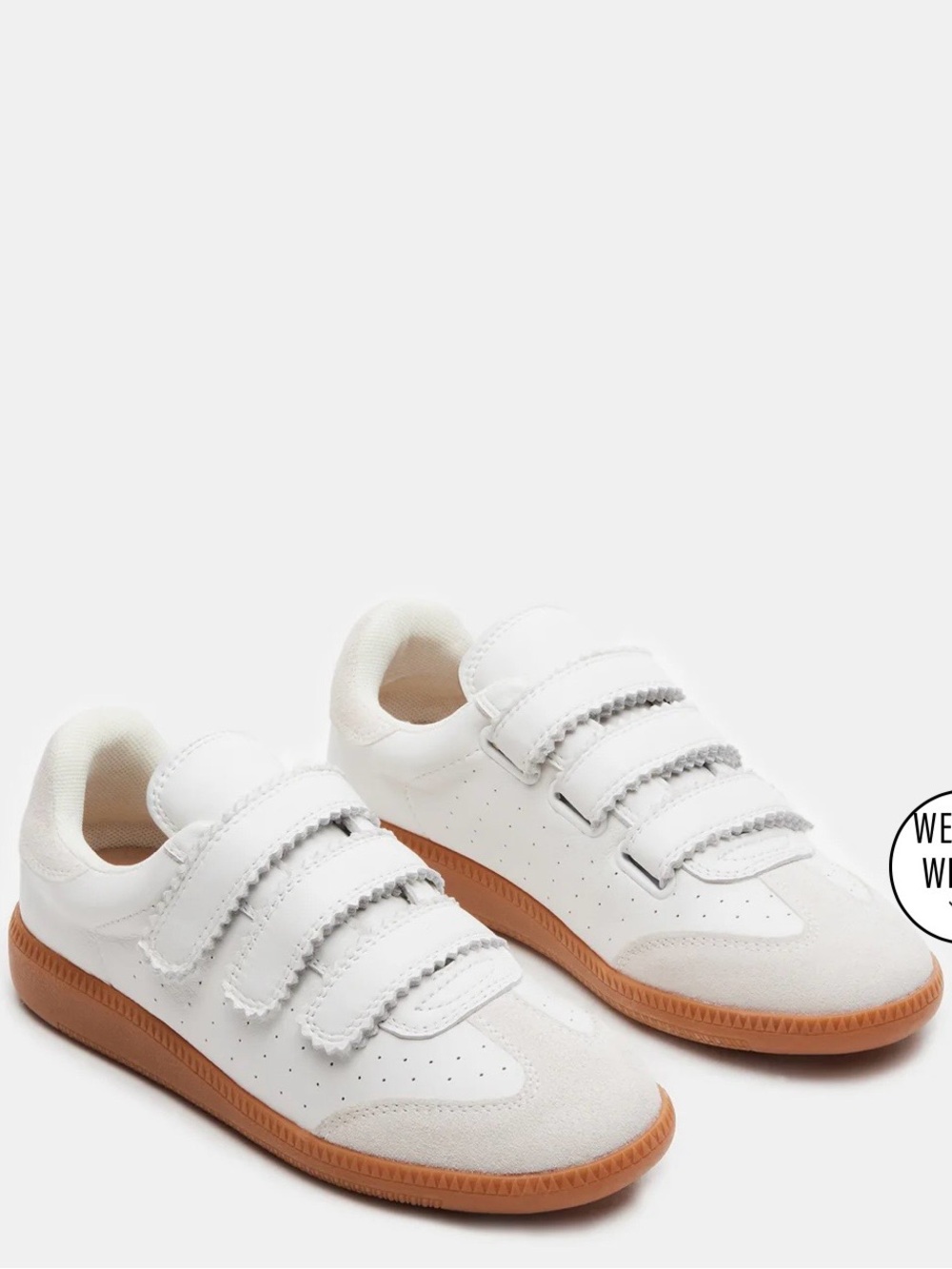 Steve Madden momentum white Velcro sneaker - Picture 2 of 13